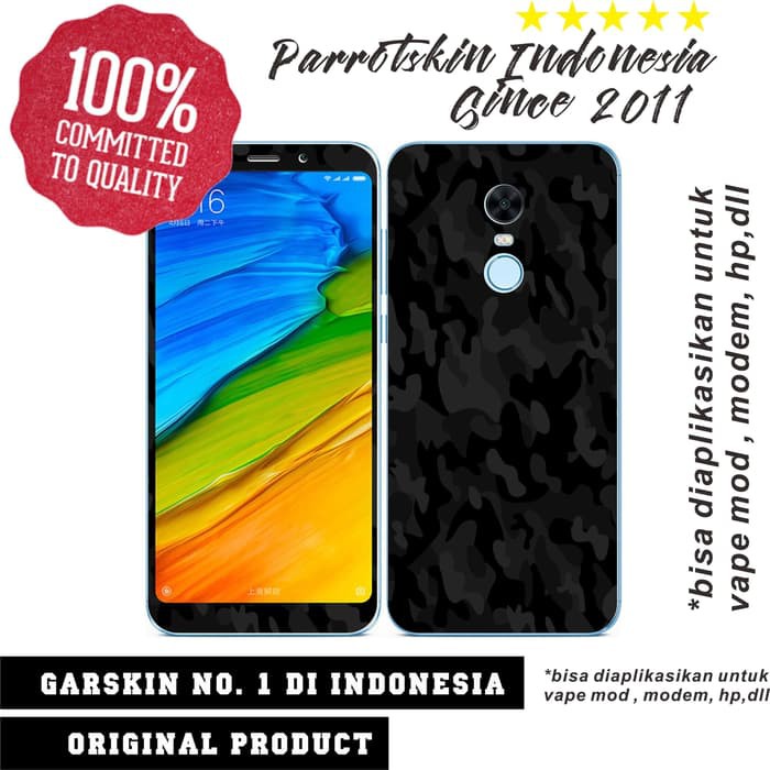 Garskin Skin xiaomi redmi / redmi note 1 2 3 4 5 5a black camo edition