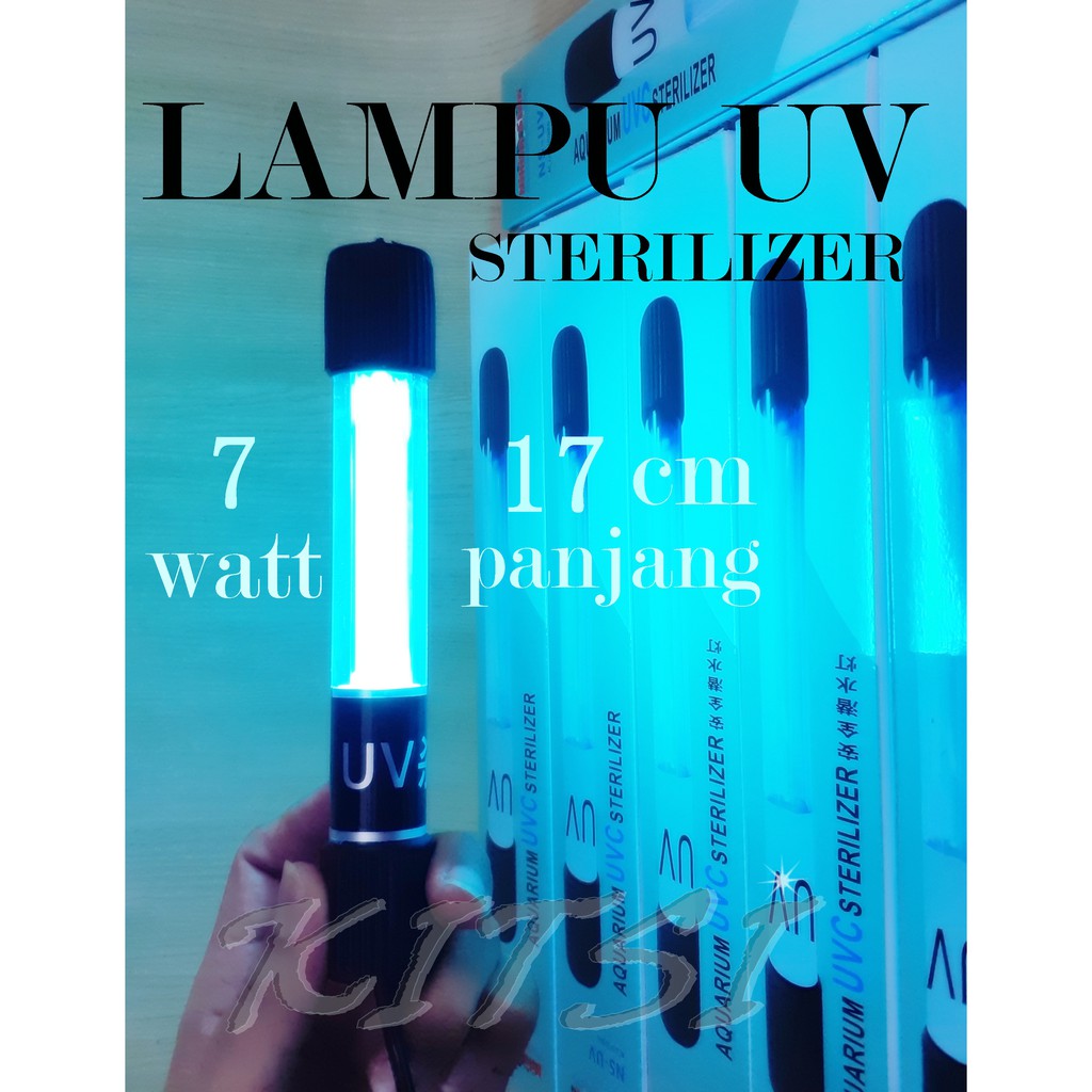 LAMPU UV AQUARIUM 7 WATT NIKITA STAR / LAMPU UVC NIKITA STAR 7 Watt 7W / NS-UV 7Watt