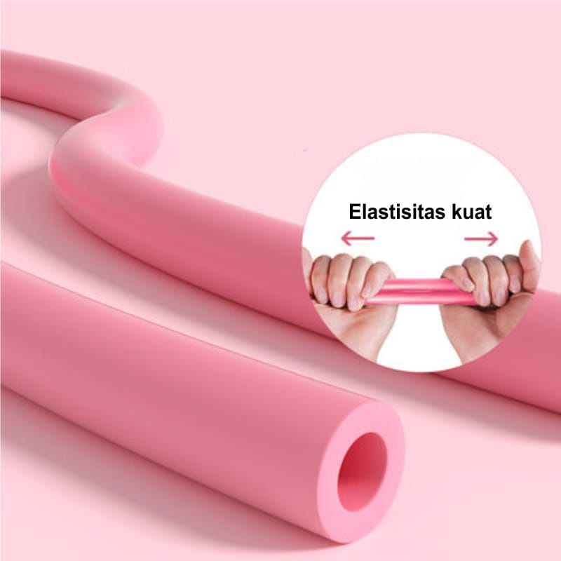 TERMURAH JS-8 Tali Stretching Rope Olahraga Tali Karet Elastis Stretch Rope Fitness Gym Resistance Band Arms Tali Yoga Rubber Pilates Sutera99