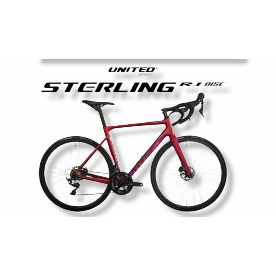 Jual Sepeda Balap Roadbike United Sterling R1 Disc Shimano 105 ST R7000 ...