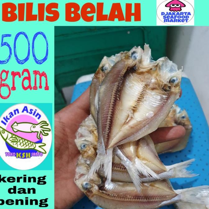 

[COD] ikan asin bilis belah 500gram [COD]