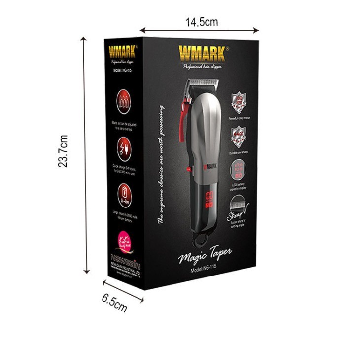 ADY78 WMARK 115 Profesional WMARK NG-115 Mesin Cukur Rambut WMARK 115 WMARK NG-115