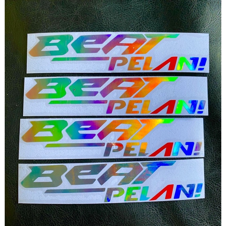 Sticker Stiker Cutting Motor Hologram Beat Pelan