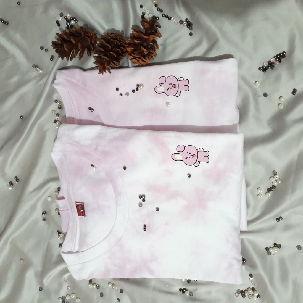 (BACA DESKRIPSI) lengan panjang KAOS TIE DYE BT21 BTS ARMY |  | KAOS TIE DYE | KAOS BT21 | KAOS TIE 