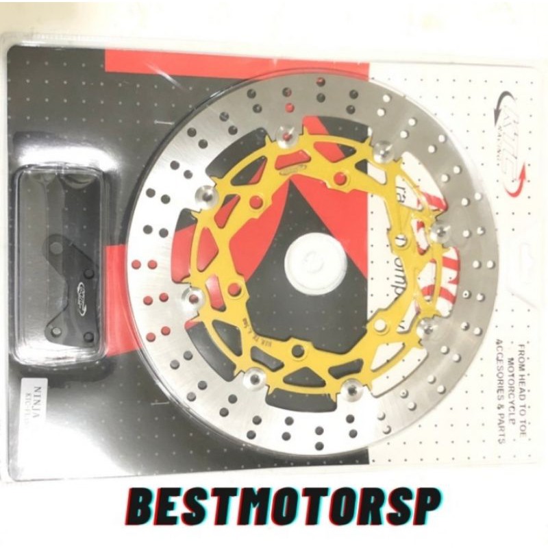 PIRINGAN CAKRAM DEPAN KTC KAWASAKI NINJA 250 KARBU 320 MM DISC BRAKE KTC ASLI NINJA 250 KARBU