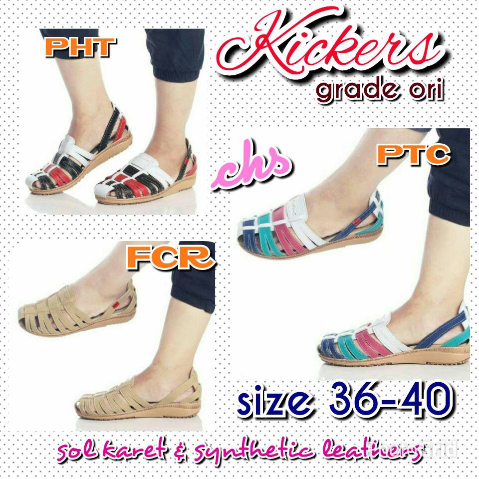 sepatu wanita kickers grade ori kw bagus murah