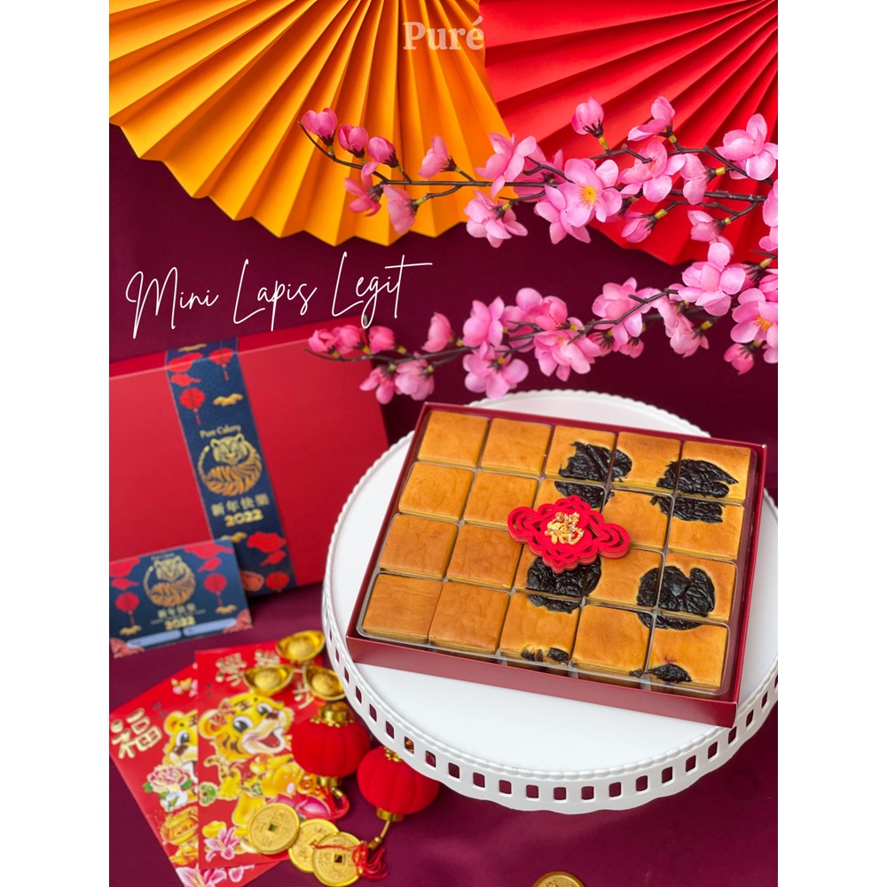 

Lapis Legit Hampers Imlek CNY 2022 / Hampers Imlek / Kue Kering Imlek / Hamper Chinese New Year Hampers / Gift Box / Parsel Imlek