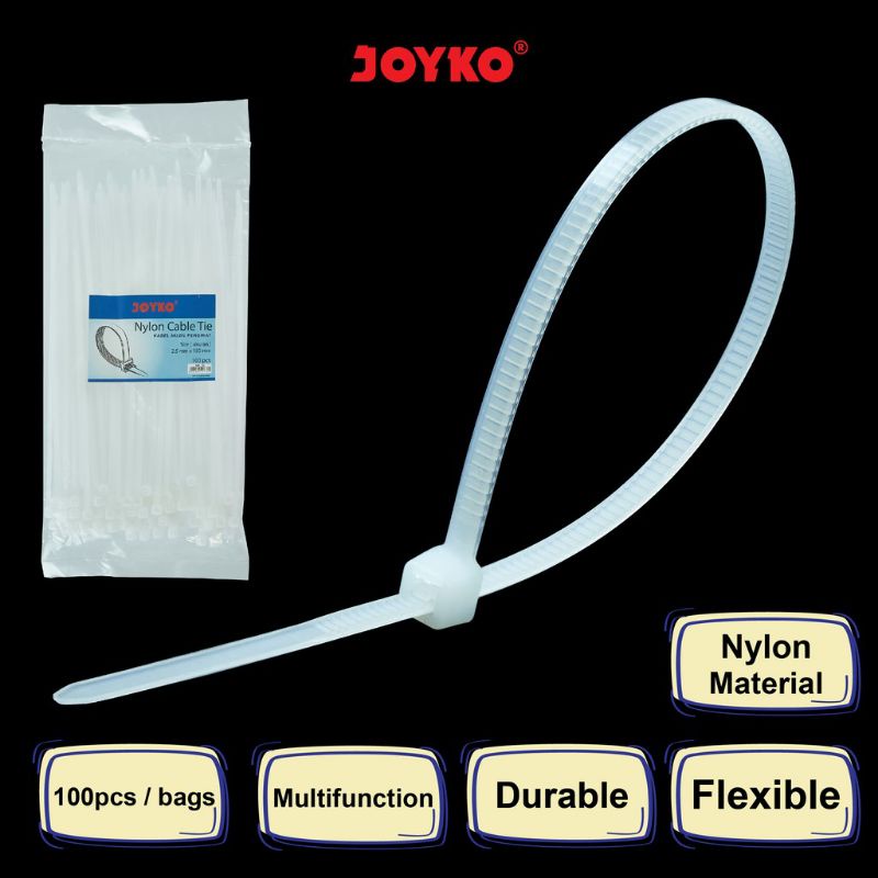 kabel tis ties cable tie 15cm pengikat nylon