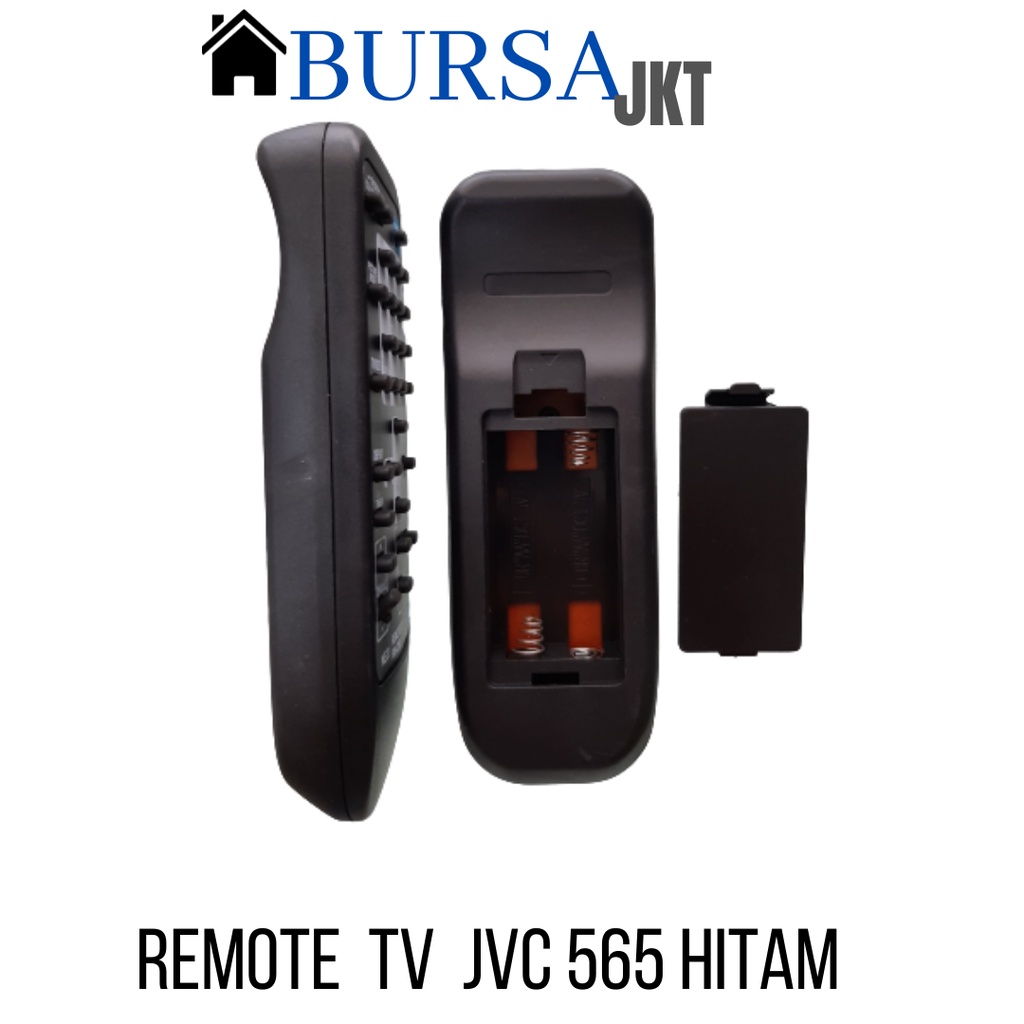 REMOTE TV TABUNG JVC HITAM MODEL 565