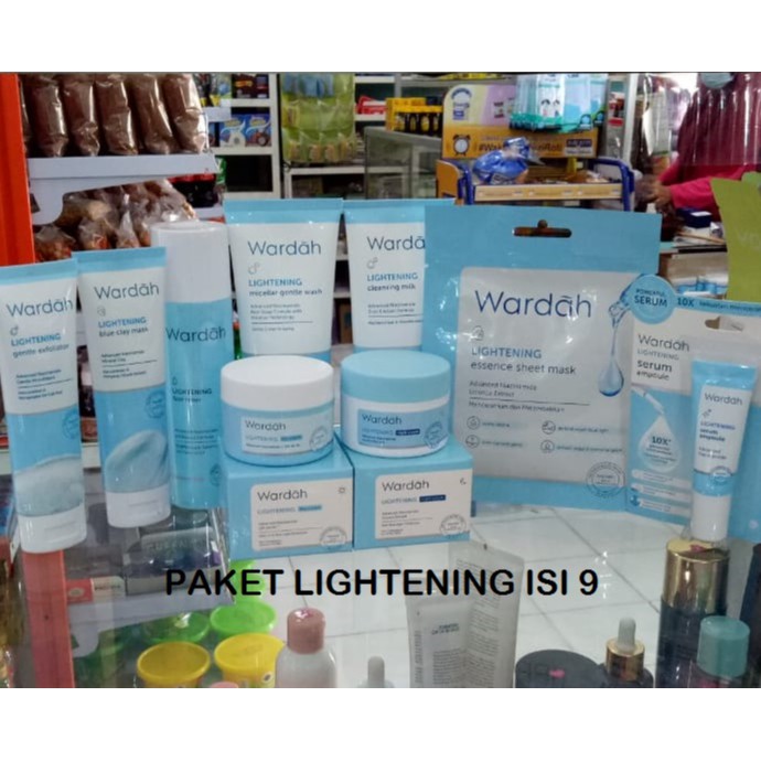 [COD]PAKET WARDAH LIGHTENING SERIES (KEMASAN BARU]