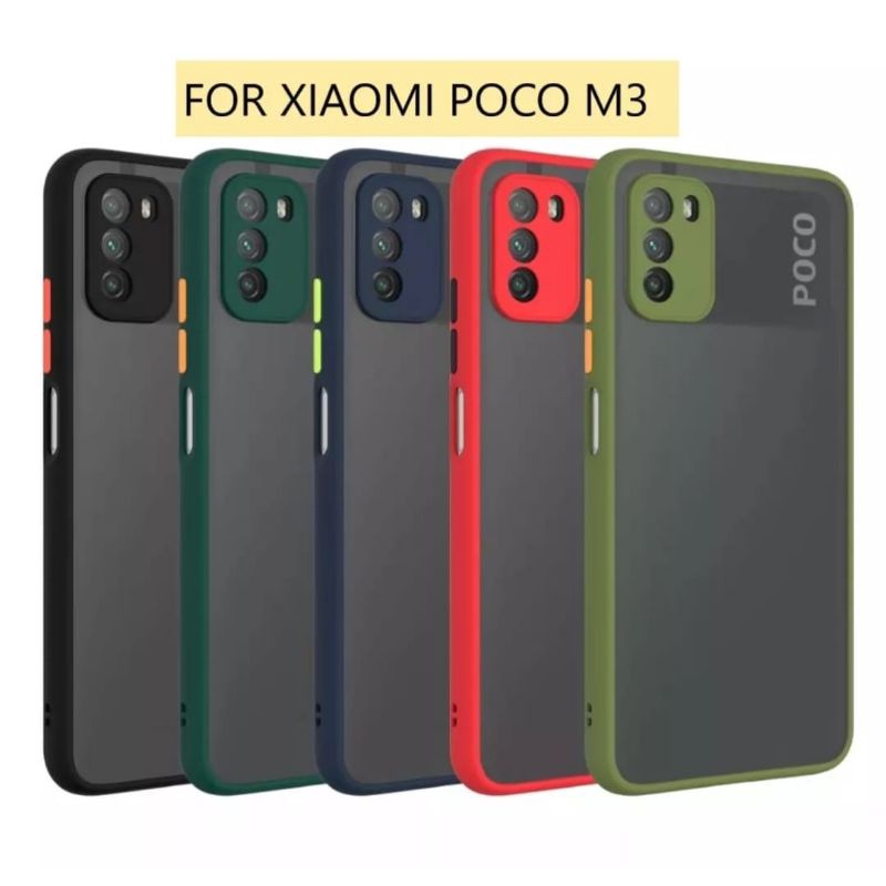 Softcase Xiaomi Poco M3 case new dove bagus pelindung kamera