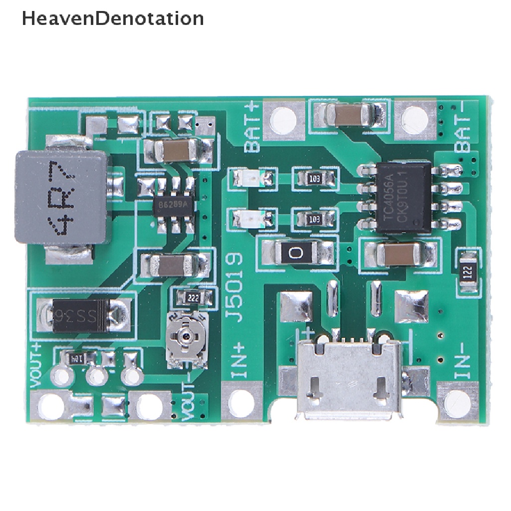 Modul Step Up Boost Charger Baterai Li-Ion 18650 3.7v 4.2v Dc-Dc