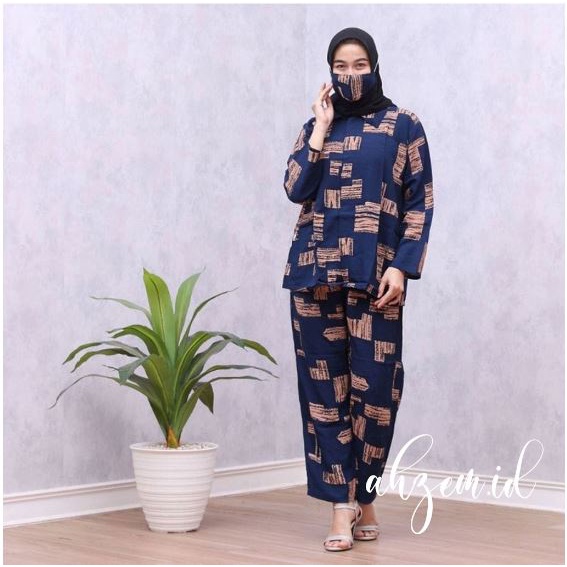 SETELAN WANITA HEM SETELAN JUMBO SETEL JUMBO SAKIRA ONE SET RAYON SETELAN TIE DYE BAJU WANITA / DAIL
