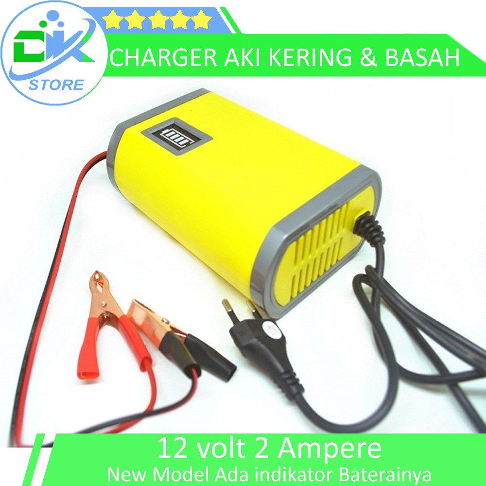 Charger AKI Cas Aki Otomatis Charger Accu Charger aki Mobil 2A