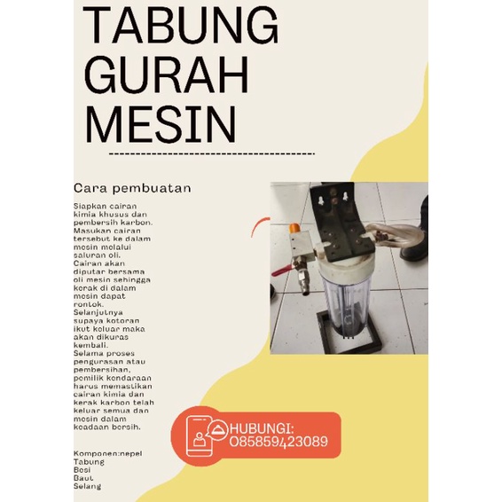 tabung gurah mesin