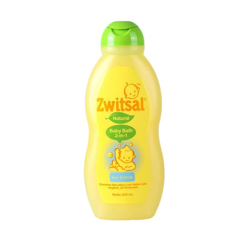 ZWITSAL BABY BATH NATURAL 2 in 1 HAIR &amp; BODY 100ML//200ML//300ML