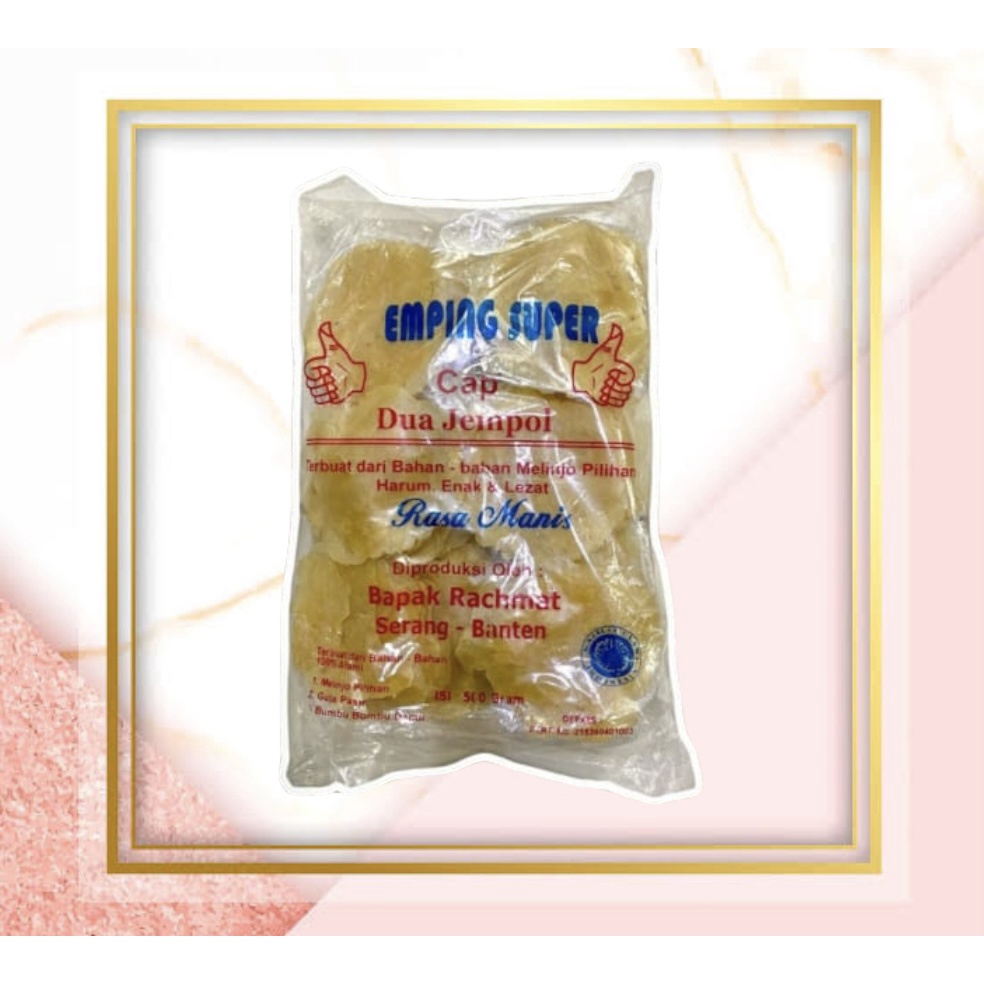 

Emping Super Cap Dua Jempol Rasa Manis 500gr