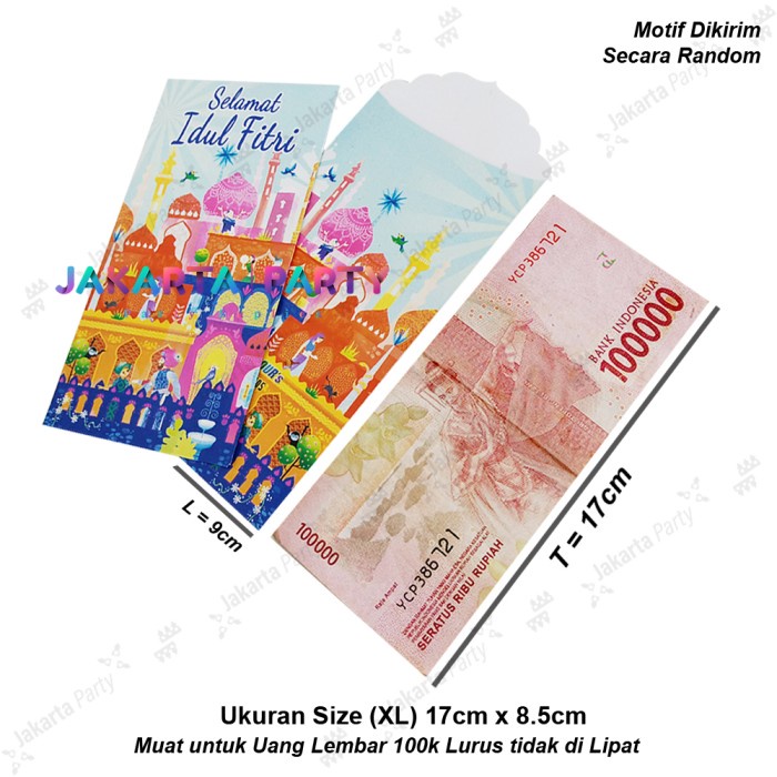 Amplop Lebaran Idul Fitri Resmi XL #2 / Angpao Lebaran Idul Fitri