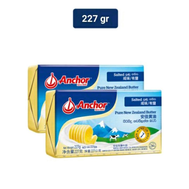 Anchor Unsalted / Salted Butter 227Gr Ed September 2024