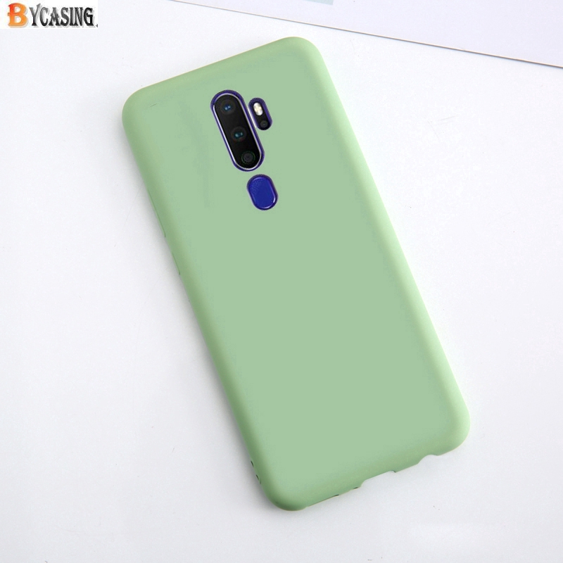 Soft Case Bahan Karet Silikon Dengan Lapisan Microfiber Untuk Oppo F11 Pro F9 F5 A5 A3S A7 A5S A83