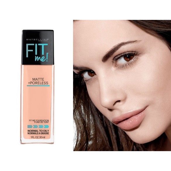 ★ BB ★Maybelline Fit Me Matte + Poreless Foundation 30Ml - Botol