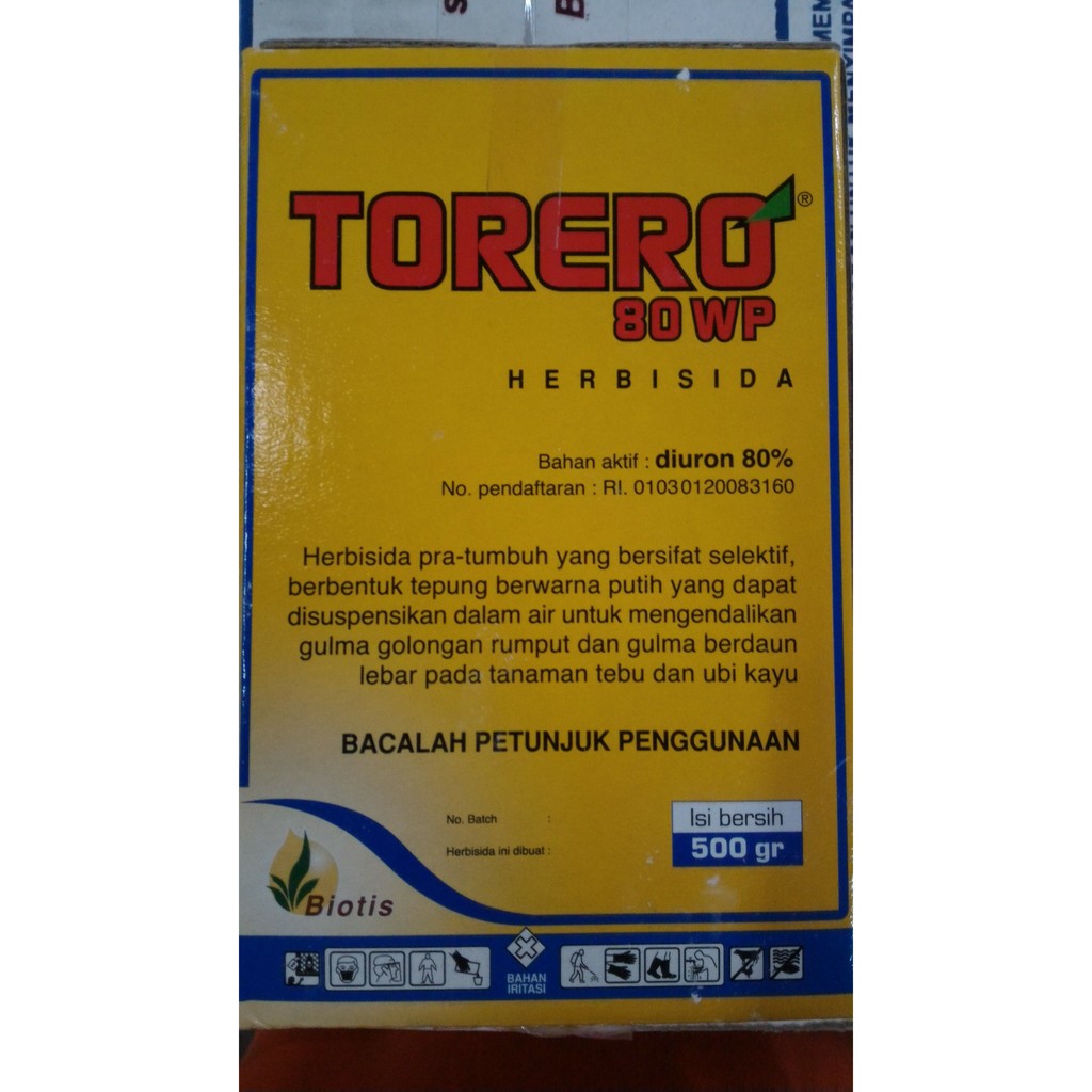 Herbisida Torero 80 Wp 500 Gram Diuron