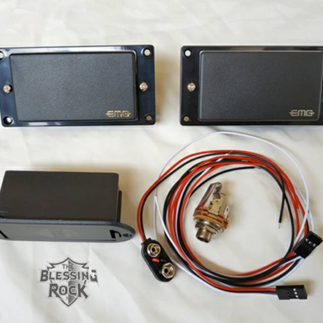 Pickup Gitar aktif EMG 81 85 full set lengkap