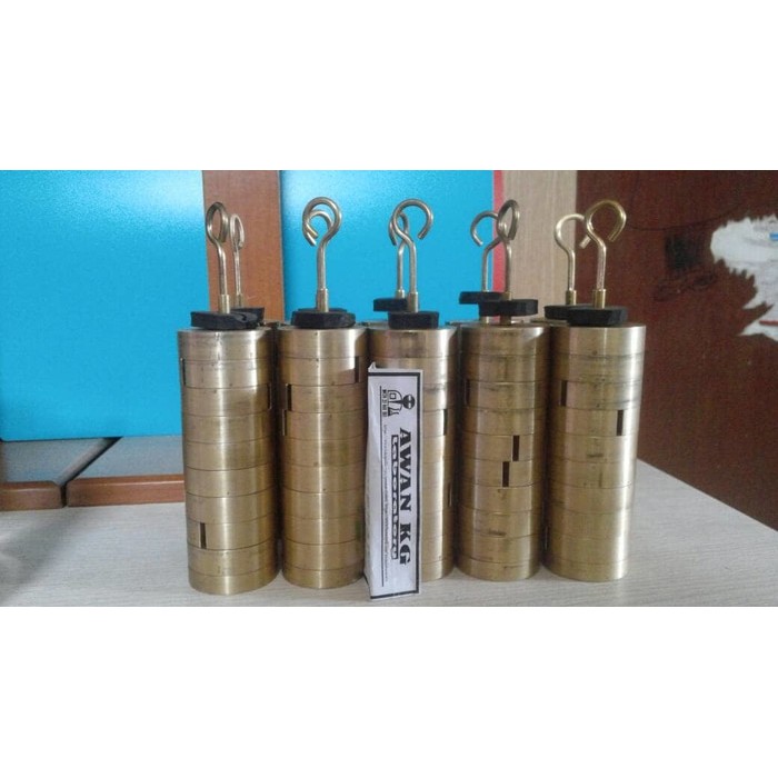 beban bercelah 1000 gram asli kuningan