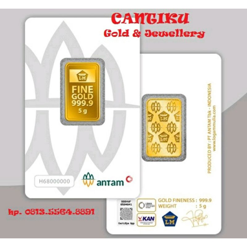 Logam Mulia Mas Antam 5 gram