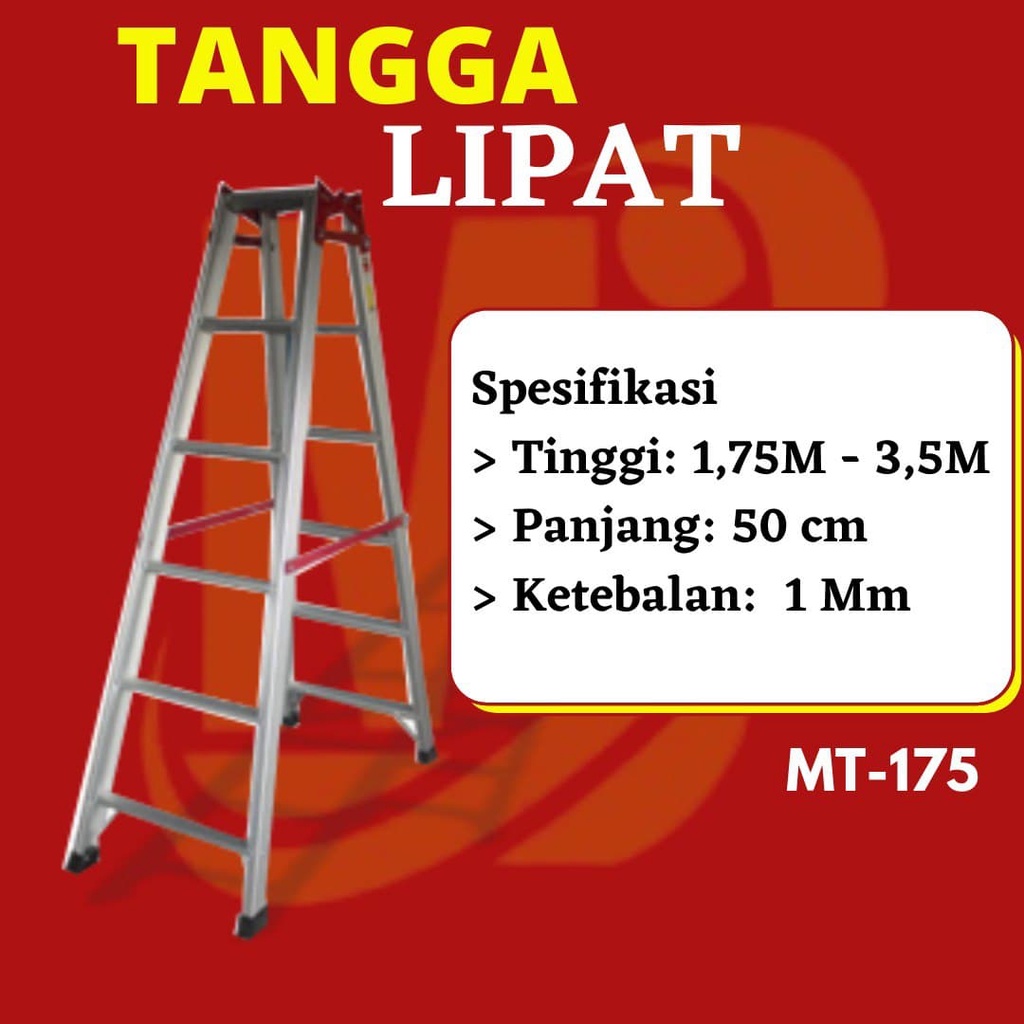 Tangga Lipat Aluminium 175 Cm MASTAH