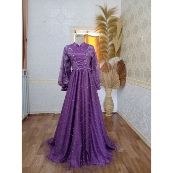gaun bridesmaid muslim/gamis/pagar ayu