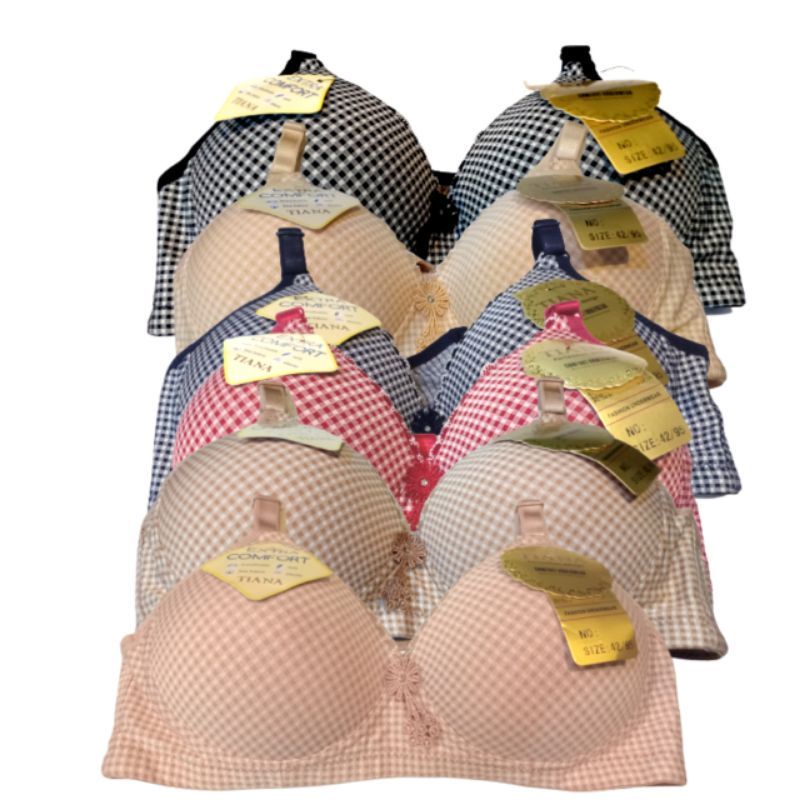 BH BRA wanita breitex Cup B  Busa tipis kait 3 Mutif kotak tali tidak bisa di lepas