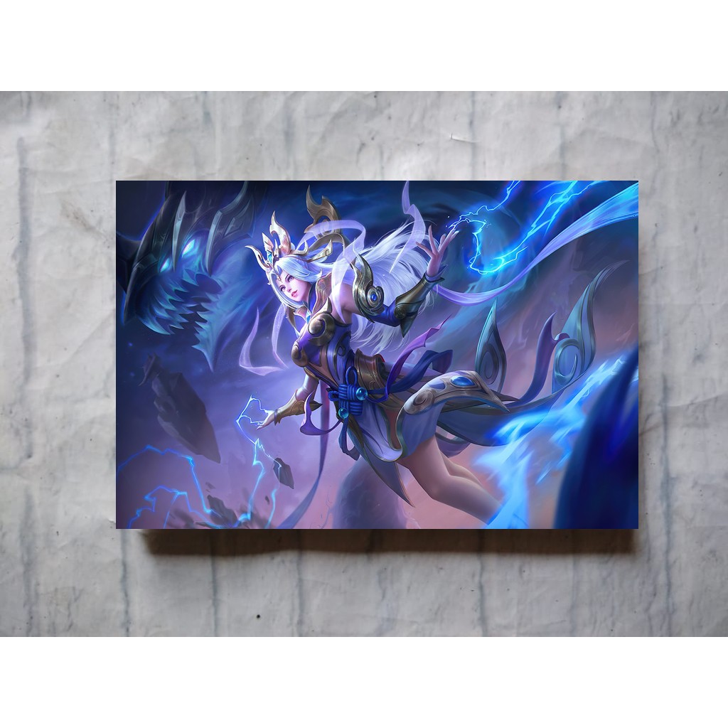 POSTER Selena Thunder Flash | digital printing hiasan dinding dekorasi