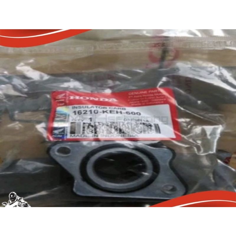 INSULATOR MANIPOL MANIPUL INTAKE HONDA GL PRO GL MAX MEGA PRO LAMA - Tiger - Tiger Revo Ori 16210-KE