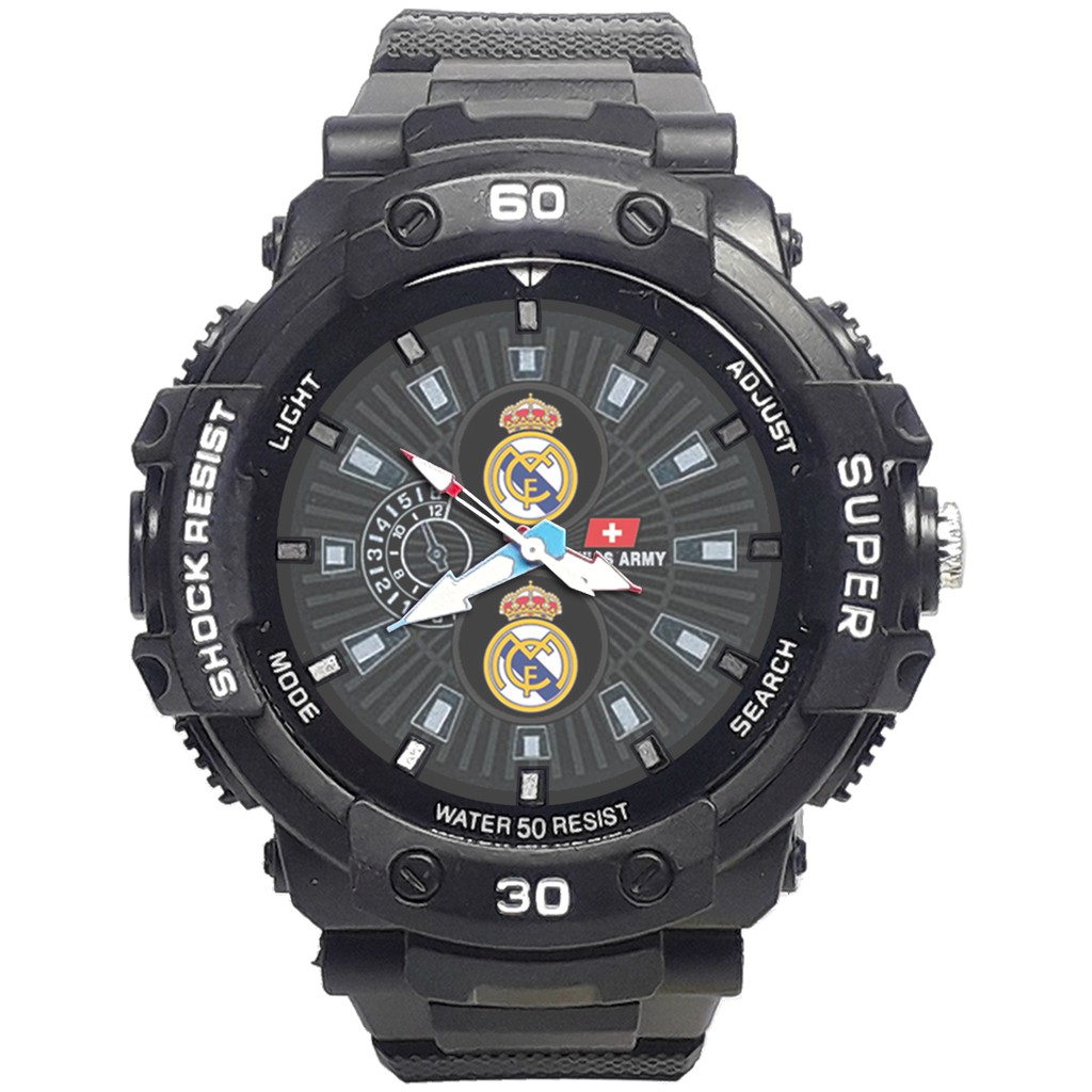 Jam Tangan  REAL MADRID SPORT Bagus