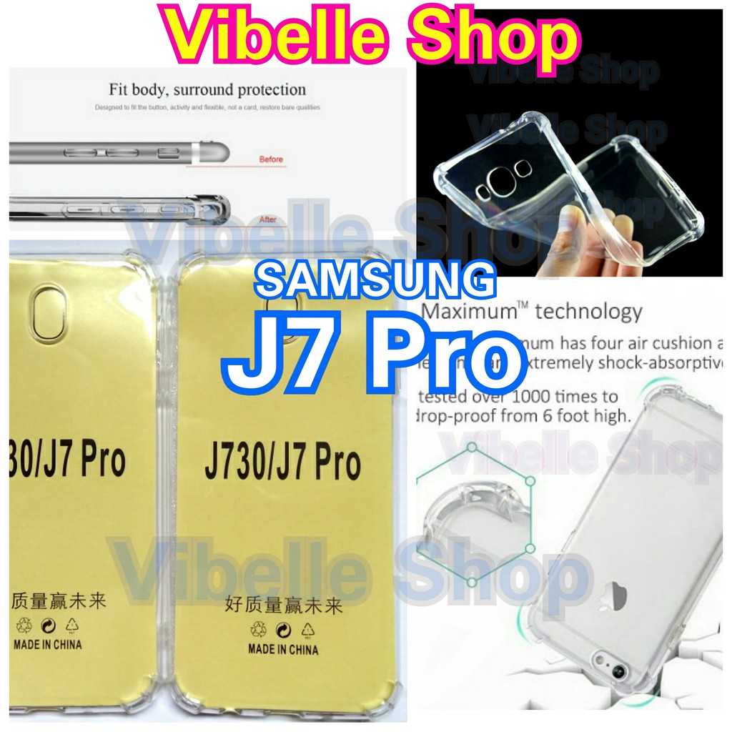 Softcase AntiCrack Samsung J7 Pro Anti Crack Shock Case J7 Pro