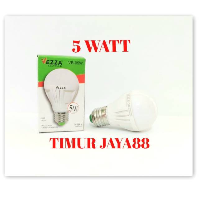 Lampu Led 5 Watt Lampu Led Murah 5 Watt Bohlam Led Murah Shopee Indonesia