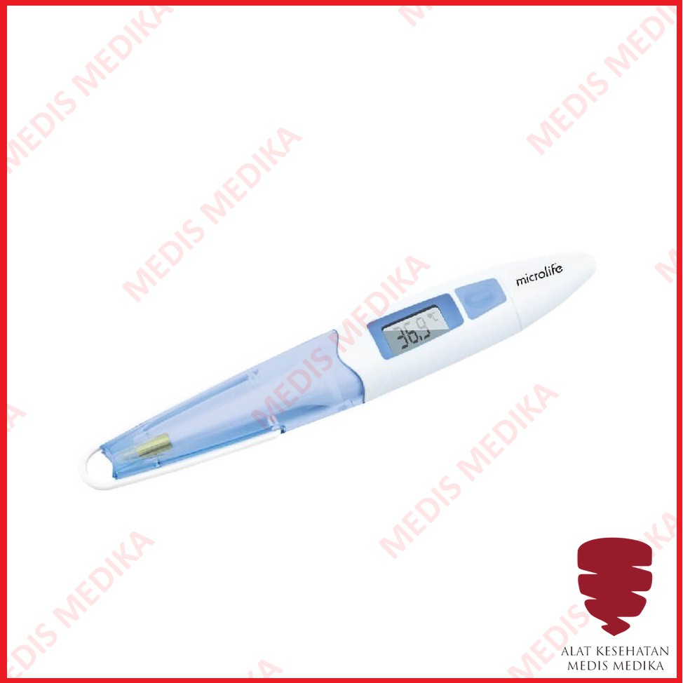 Thermometer Digital Microlife MT200 Alat Ukur Suhu Badan Tubuh Termometer Elastis Thermo Gold Tip