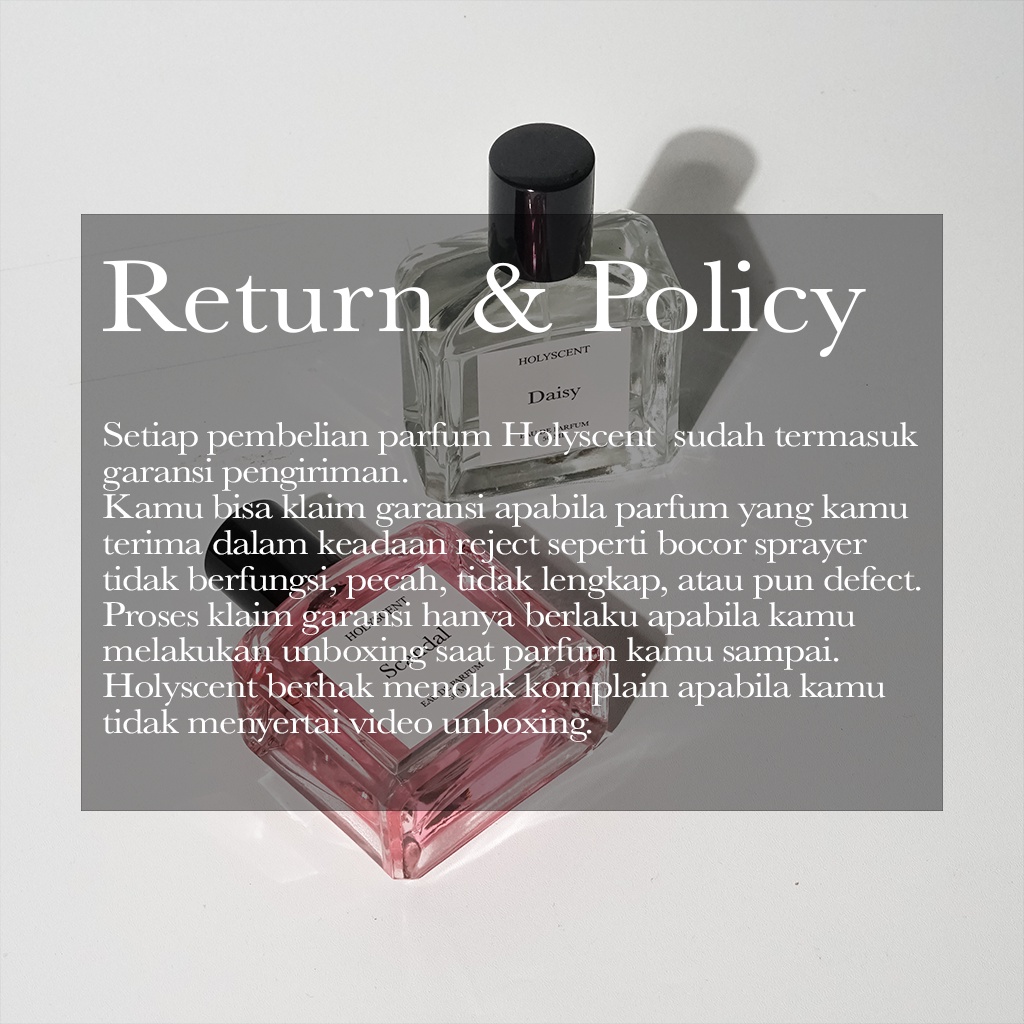 Holyscent Parfume - Rosewood - 50 ml Parfum Pria Parfum Unisex Tahan Lama