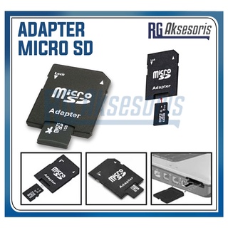 RGAKSESORIS Adapter Micro SD / Card Reader Laptop Adaptor Converter Rumah Memori - Micro SD To SDCard