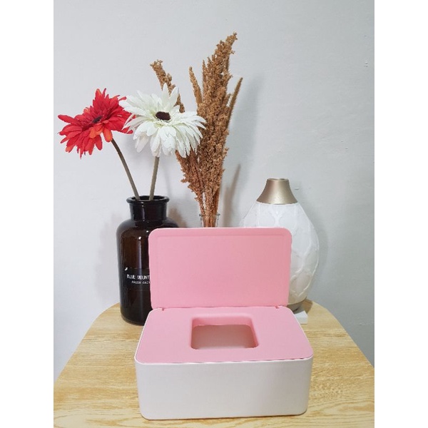 Kotak Dispenser masker Tissue basah tissue kotak penyimpanan masker