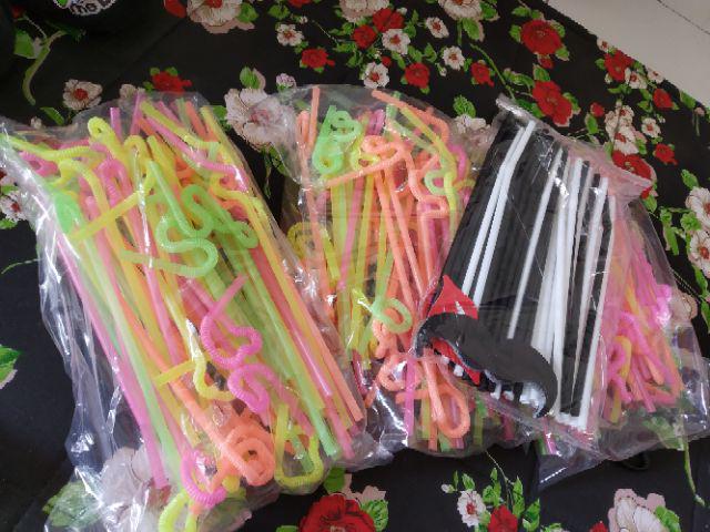Fun Straw  Funky Straw  Sedotan Spiral  Sedotan Ulir   Isi +- 50 Pcs