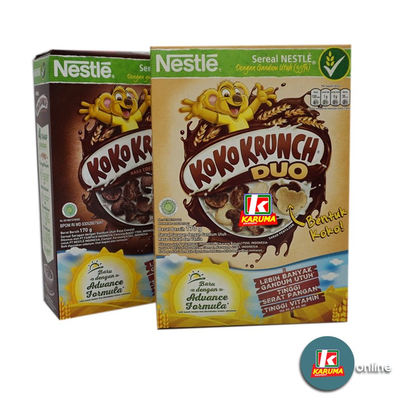 

Nestle Cereal Breakfast Koko Krunch 150gr & Krunch Duo 150gr