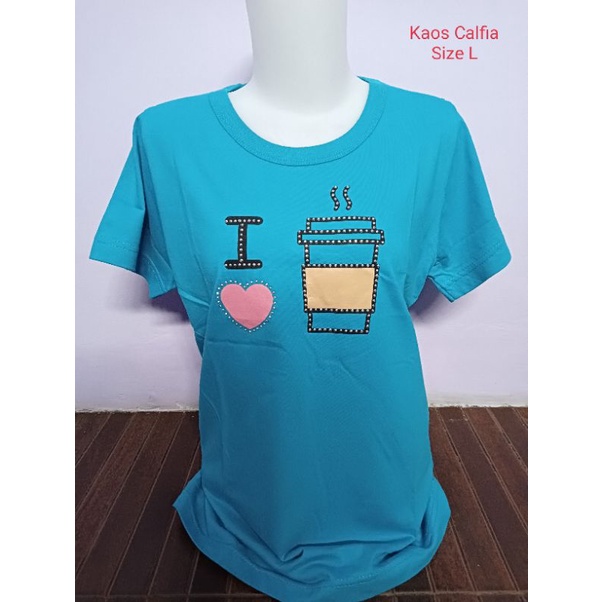 Kaos Calfia / Atasan Calfia Import Size L dan XL
