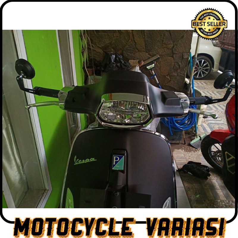 Spion jalu bar end rizoma bulat universal nmax aerox vespa vario scoopy mio dll