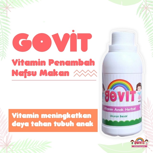 TERLARIIISS  GOVIT VITAMIN HERBAL ANAK - FREE TUMBLER original