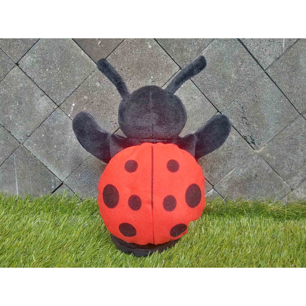 Boneka Tangan Kepik - Ladybug Hand Puppet - Mainan Boneka Edukasi Anak