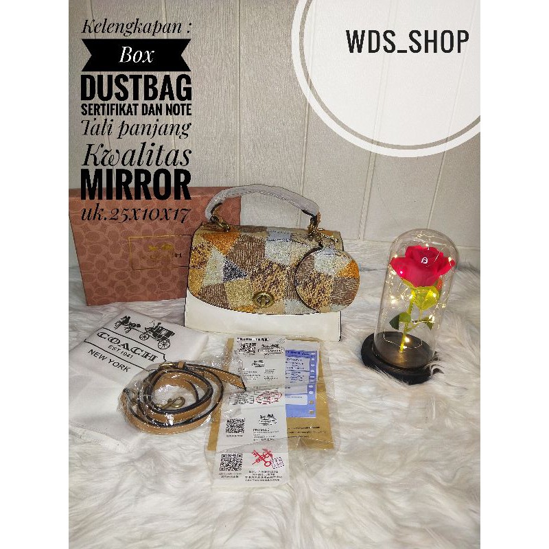 Tas Coach Perca putih