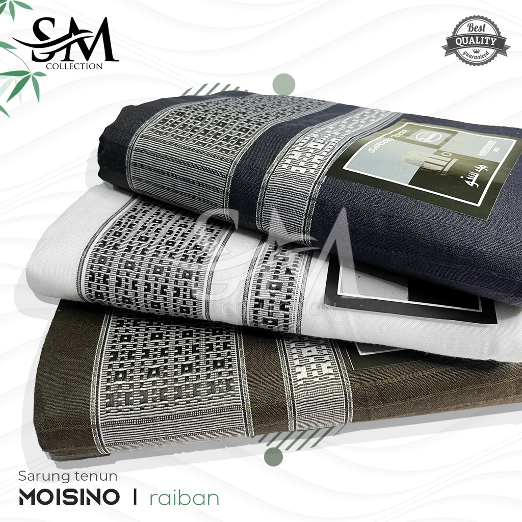 SARUNG MOISINO MOTIF SABUK RAIBAN POLOS DEWASA TERLARIS