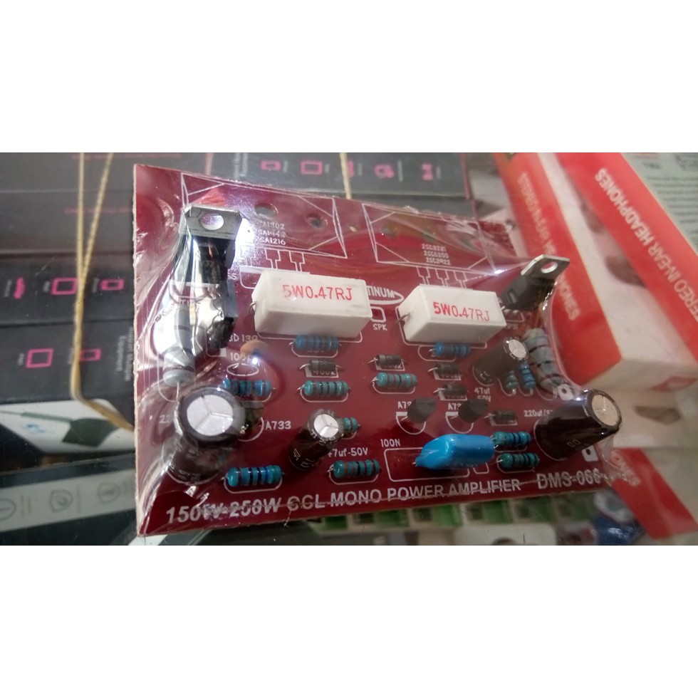POWER Amplifier Audio KIT MONO 150-250 WATT OCL DMS 065